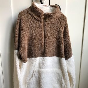 sherpa sweatshirt